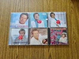 6 stück Musik CD`s  G. G. ANDERSON !
